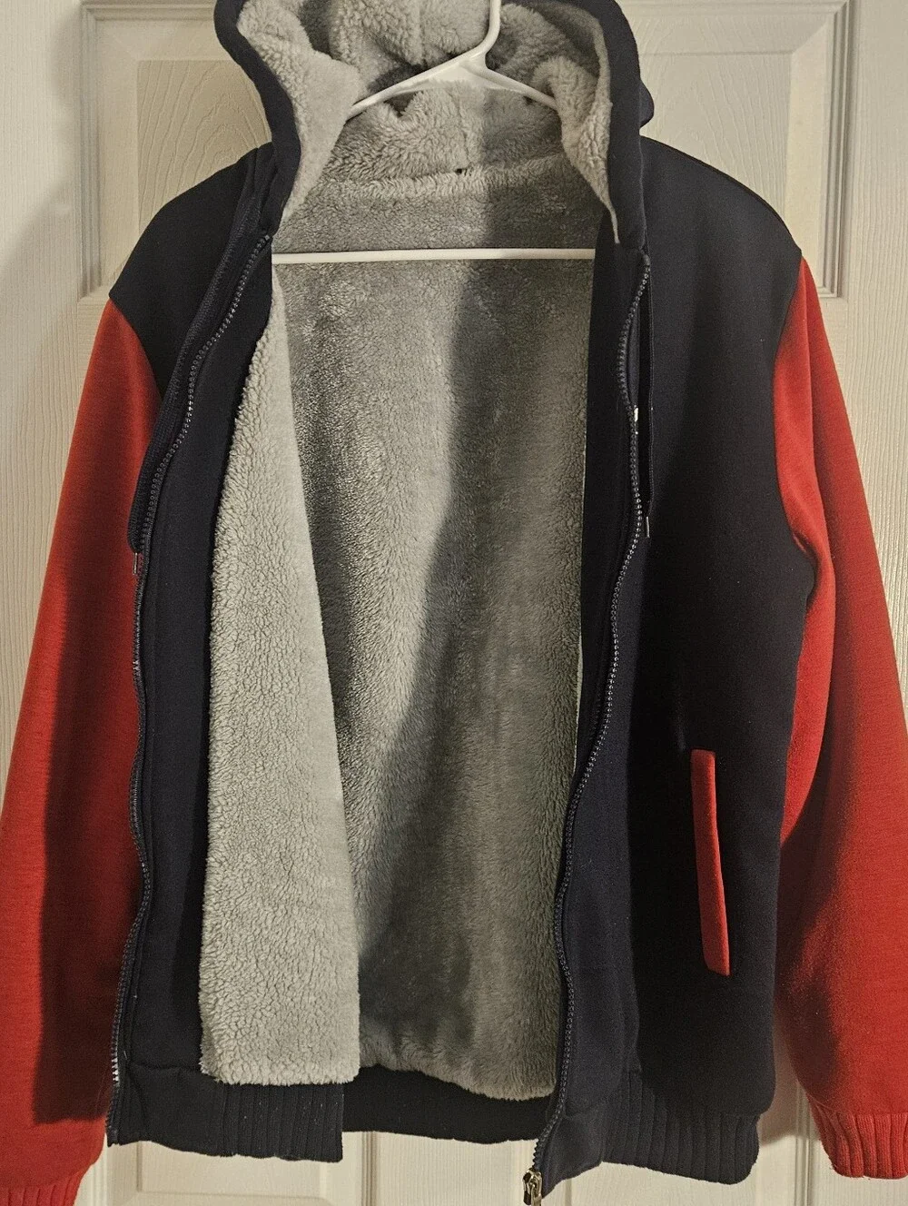 Indian Motorcycle Womens Large Sherpa Lined Full Zip Hooded Jacket